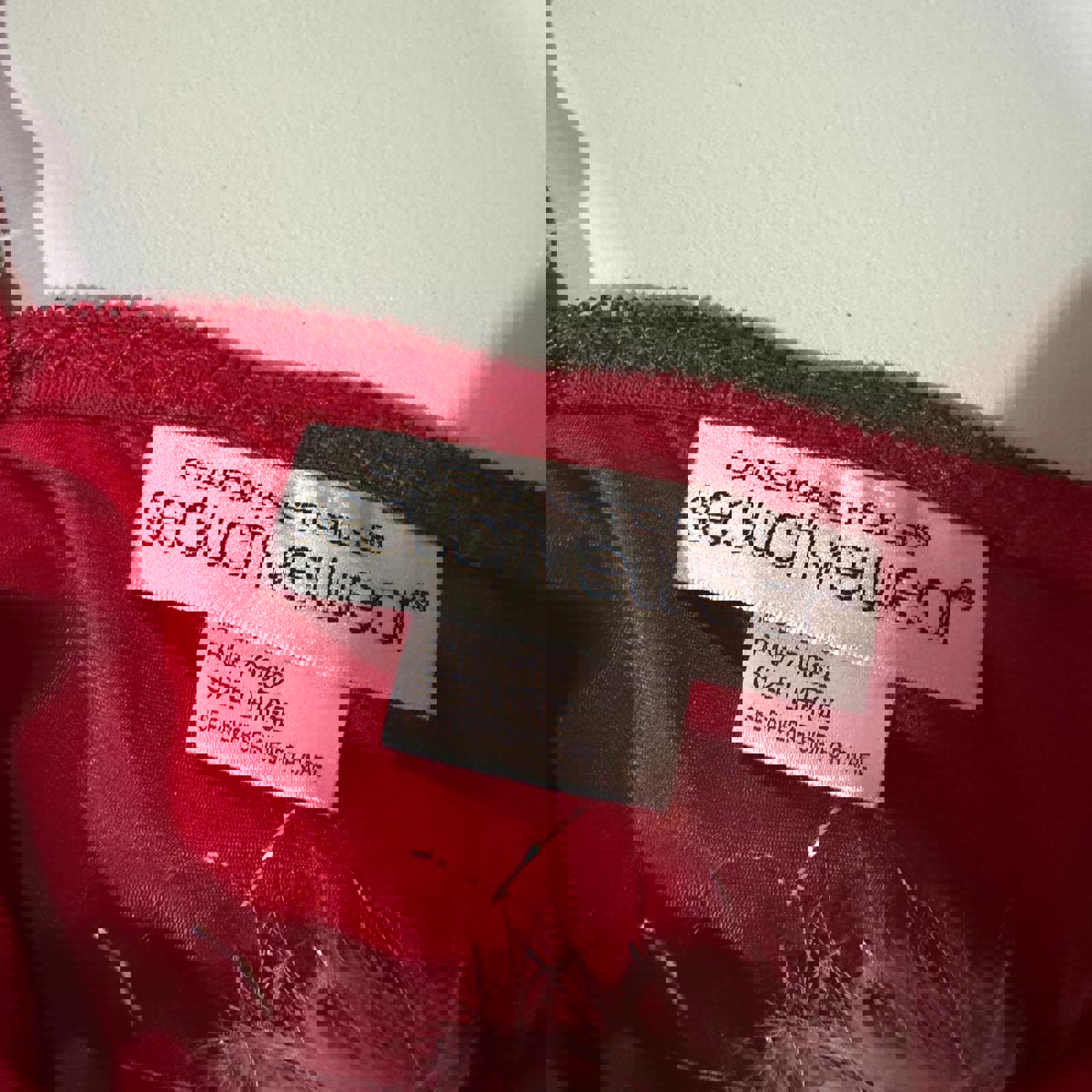 babydoll top vintage y2k 2000s mcbling large red valentines silky