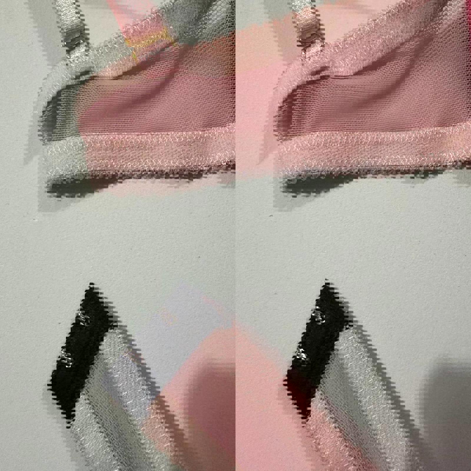 pink lace vintage y2k 2000s bra size