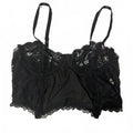 estimate small babydoll top vintage y2k goth emo lace