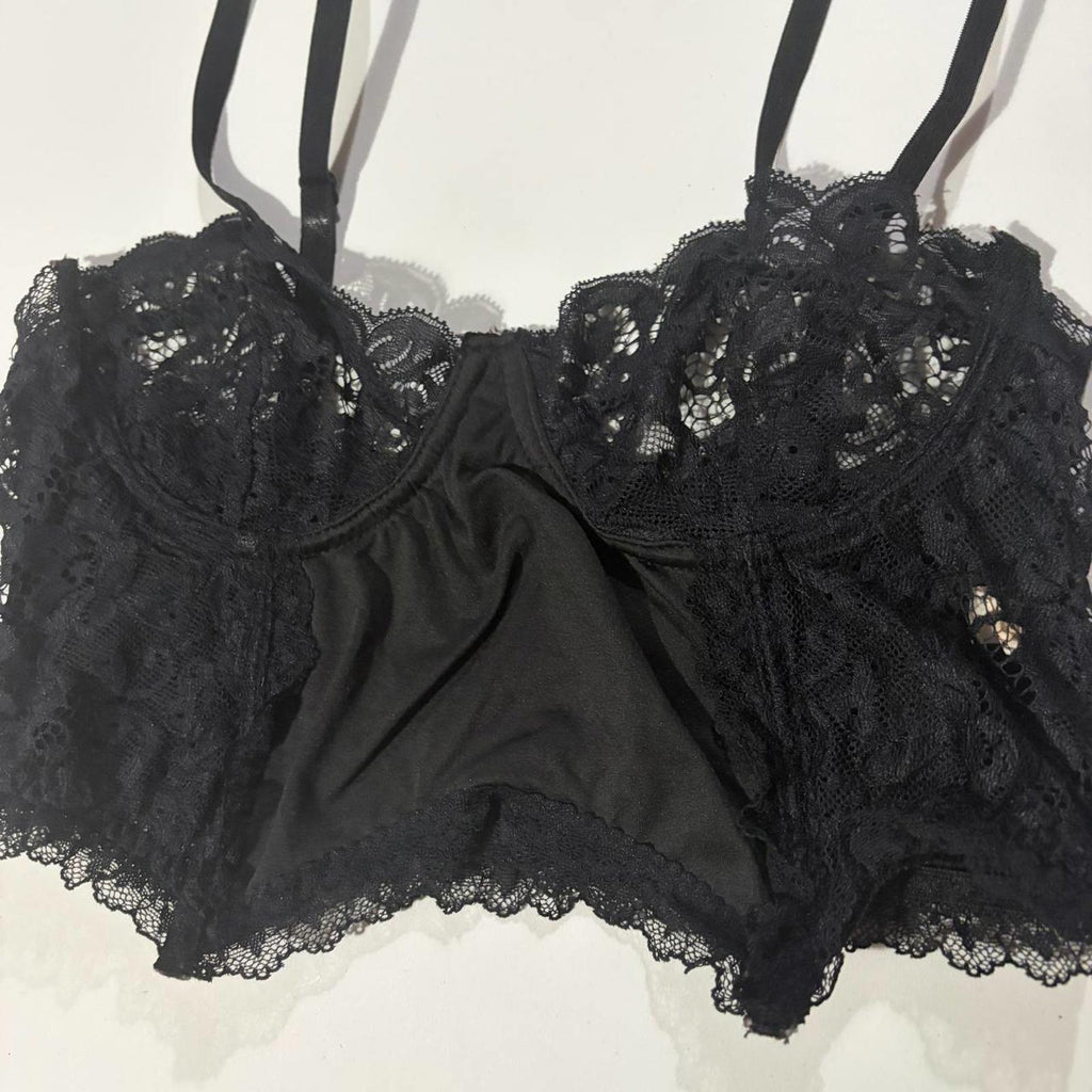 estimate small babydoll top vintage y2k goth emo lace