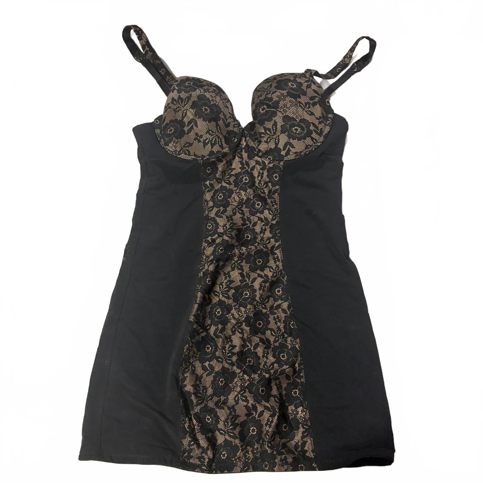 34b tu babydoll top vintage y2k 2000s floral black goth emo