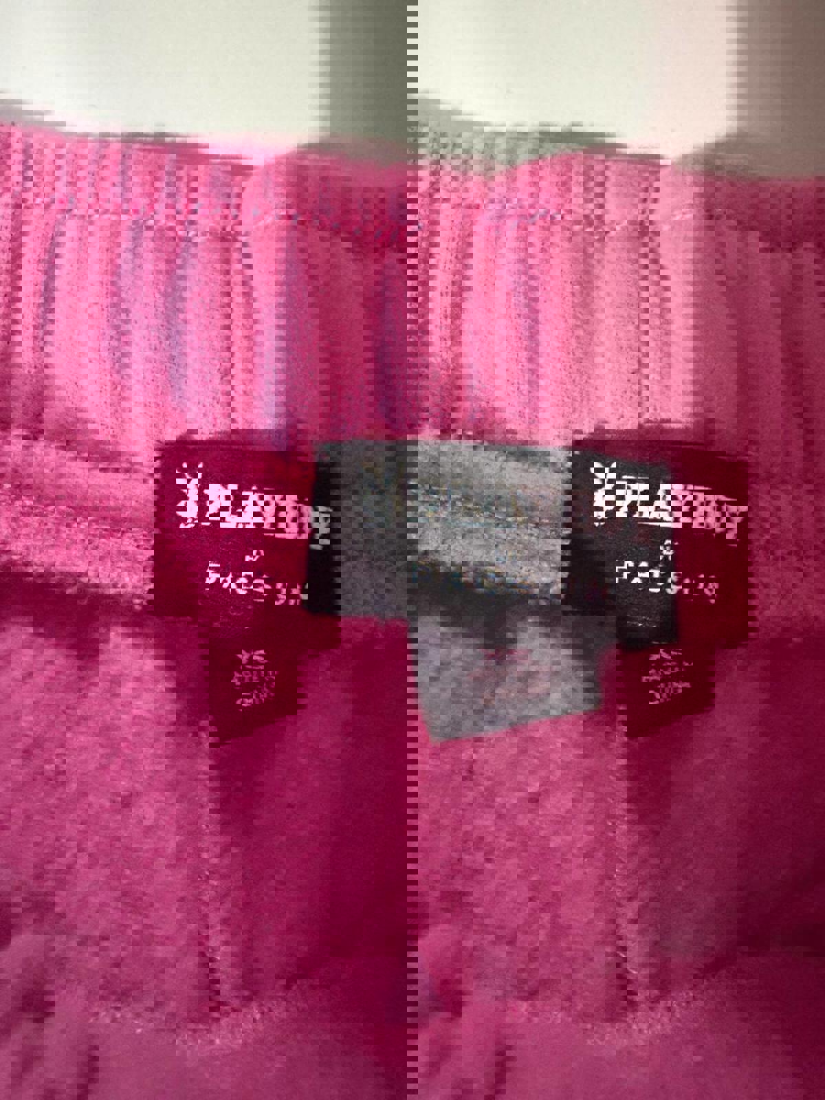 size xs pink playboy joggers y2k vibes mcblintg