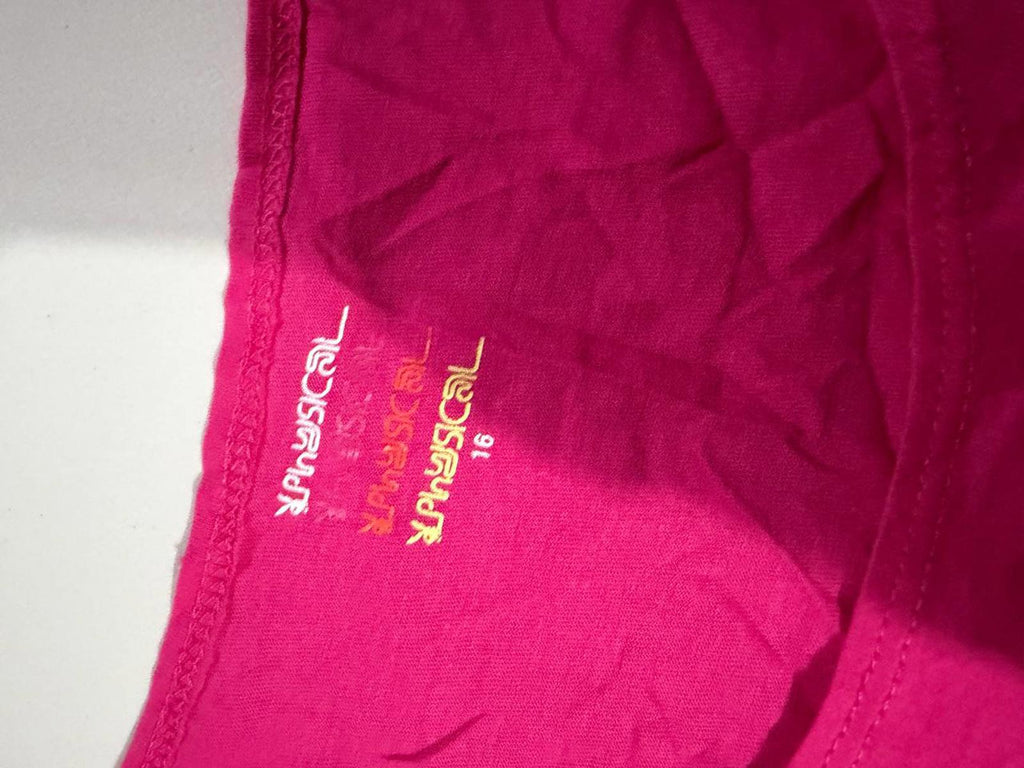 playboy size 16 hot pink crop top y2k 2000s mcbling