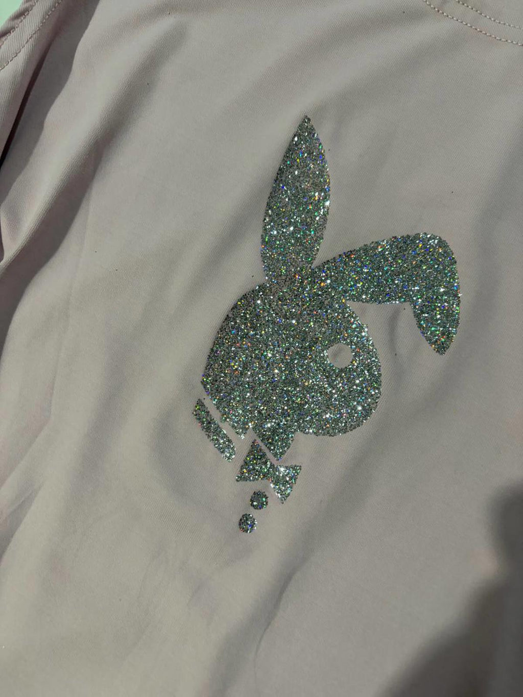 playboy size 18 pink cami top glitter y2k 2000s