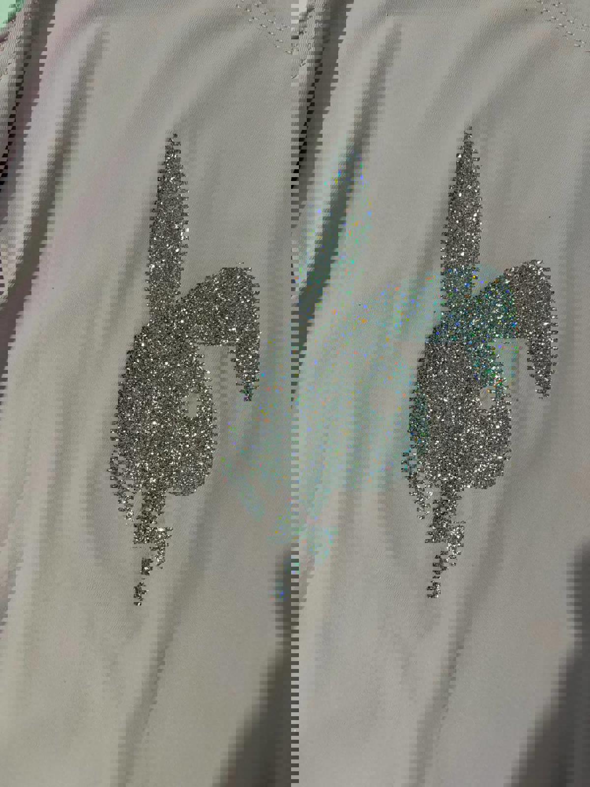 playboy size 18 pink cami top glitter y2k 2000s