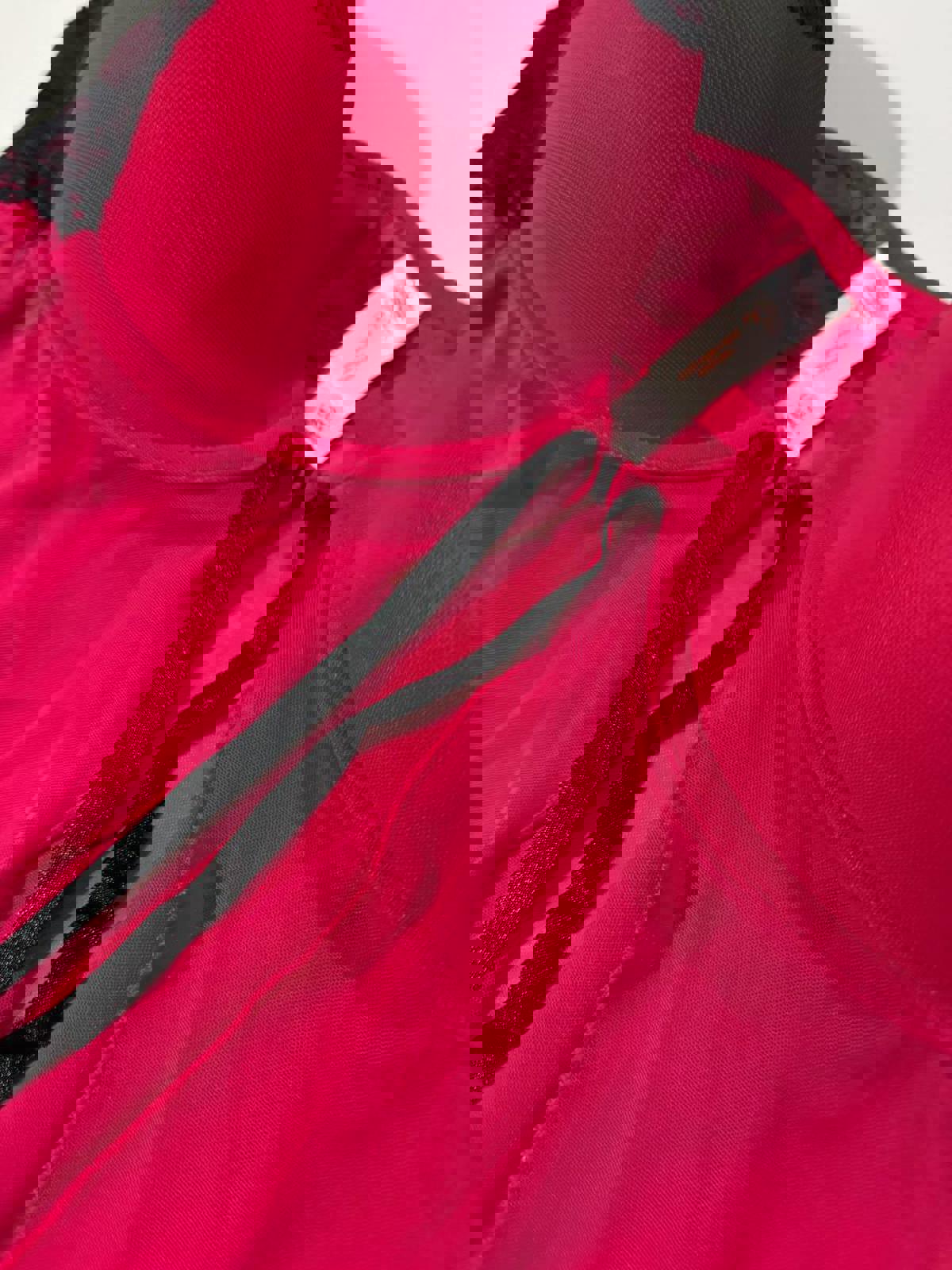 red and black large babydoll top vintage y2k 2000s mcbling