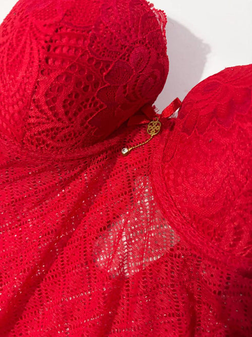estimate medium red lace babydoll top vintage y2k 2000s mcbling