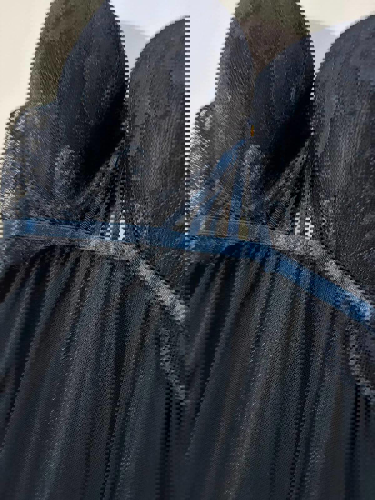 daisy fuentas medium blue babydoll top vintage y2k 2000s mcbling